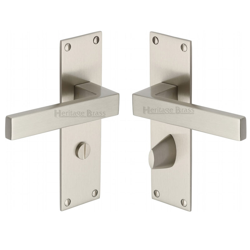 M.Marcus Metro Bathroom Handles - Satin Nickel