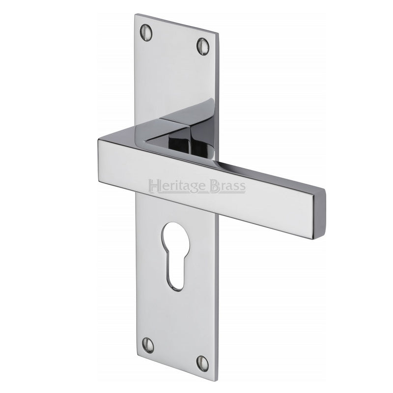 M.Marcus Metro Euro Handles - Polished Chrome
