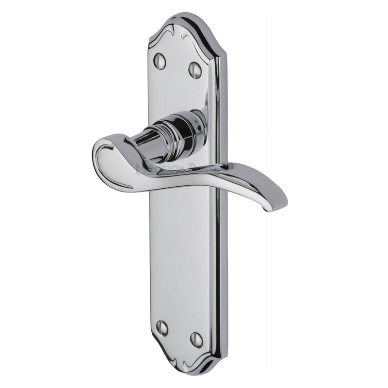 M.Marcus Verona Latch Handles - Polished Chrome