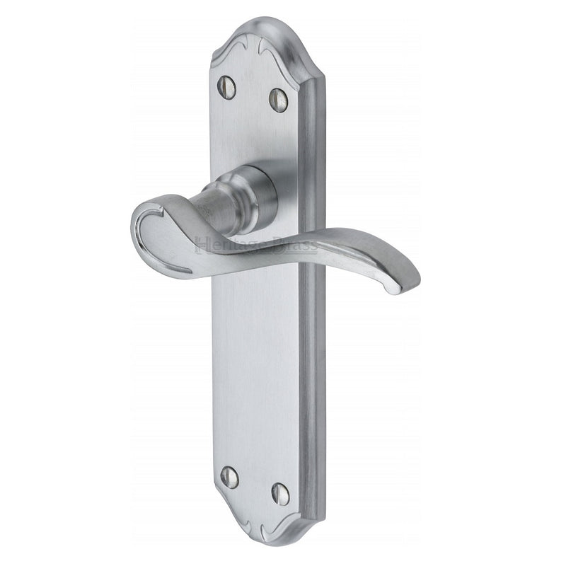 M.Marcus Verona Latch Handles - Satin Chrome