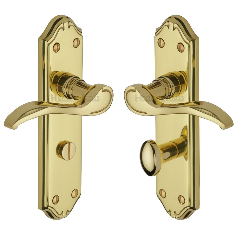 M.Marcus Verona Bathroom Handles - Polished Brass