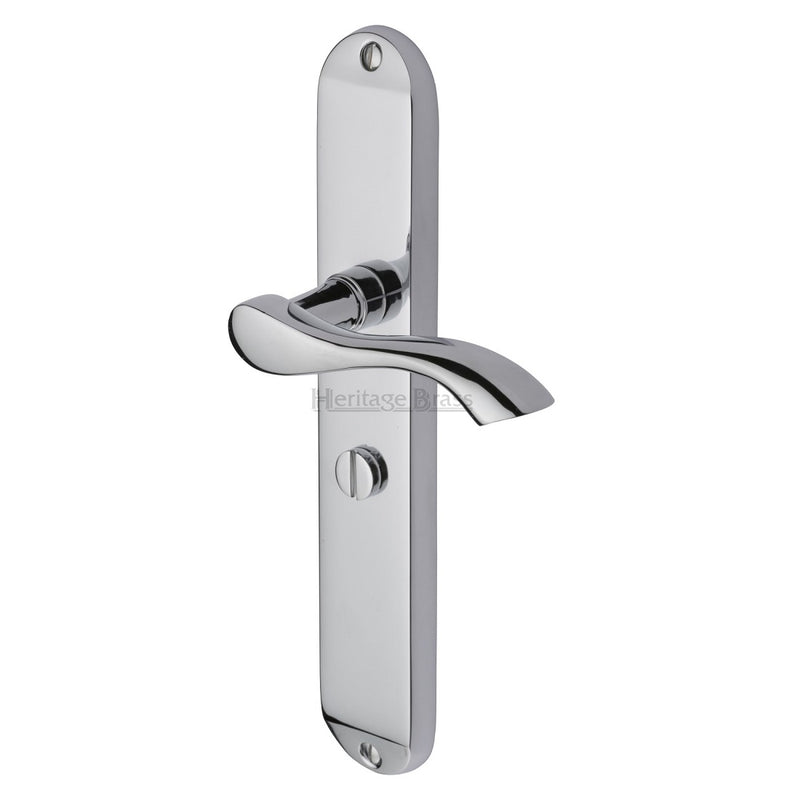 M.Marcus Algarve Long Plate Bathroom Handles - Polished Chrome