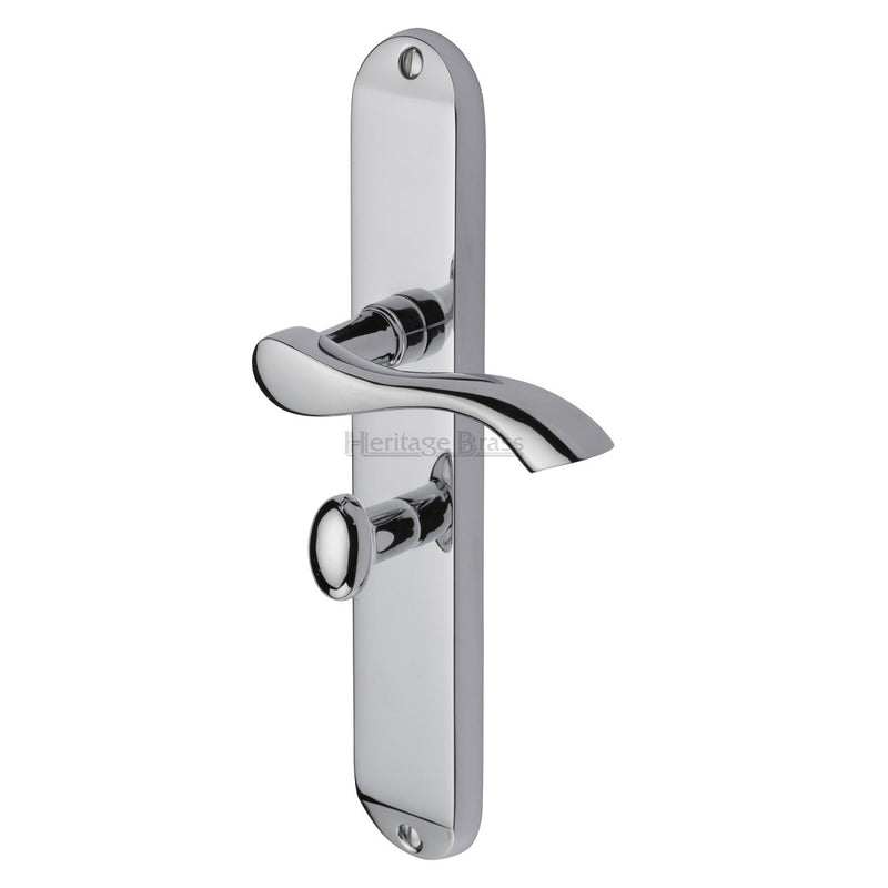 M.Marcus Algarve Long Plate Bathroom Handles - Polished Chrome