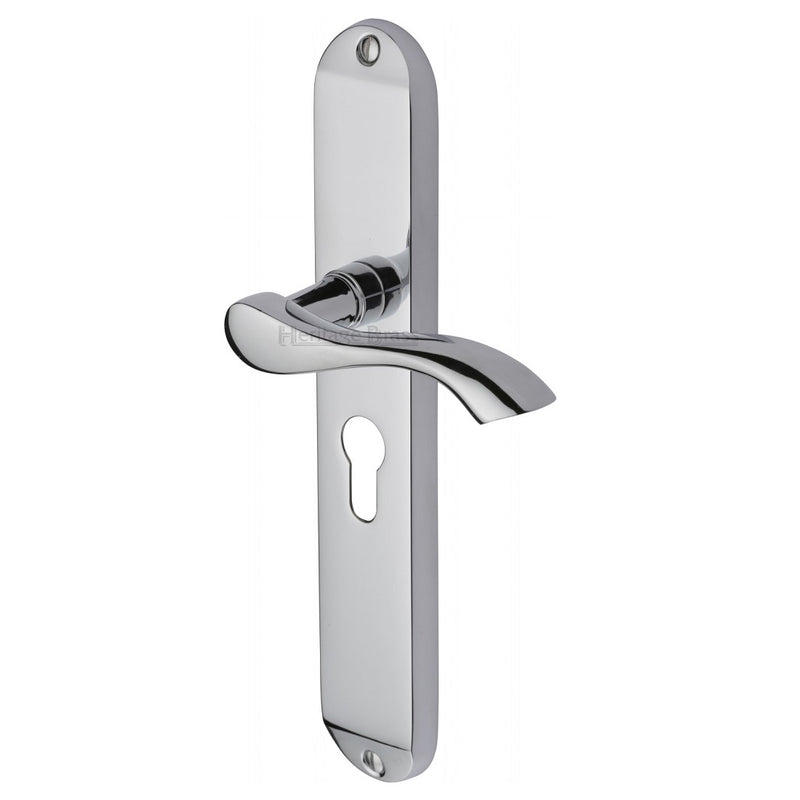 M.Marcus Algarve Long Plate Euro Handles - Polished Chrome