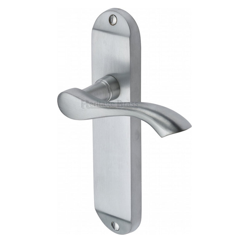M.Marcus Algarve Latch Handles - Satin Chrome