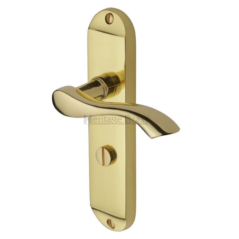 M.Marcus Algarve Bathroom Handles - Polished Brass