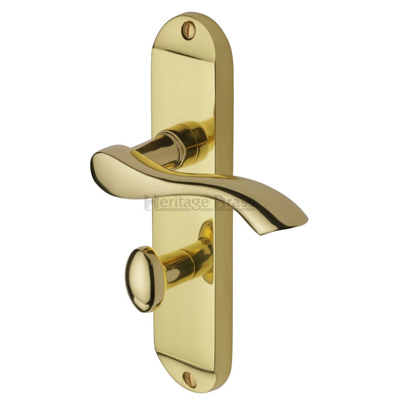 M.Marcus Algarve Bathroom Handles - Polished Brass