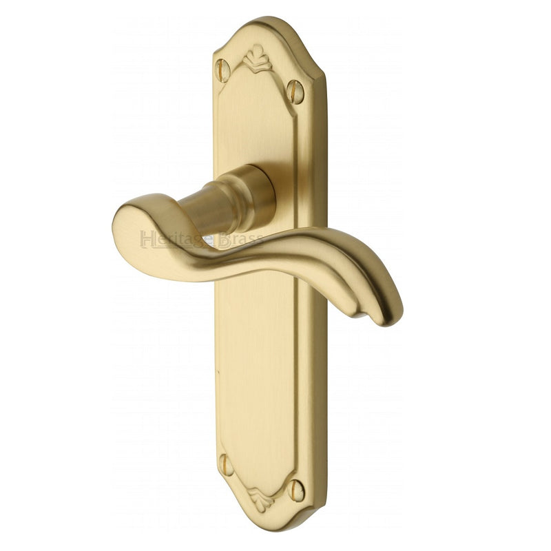 M.Marcus Lisboa Latch Handles - Satin Brass