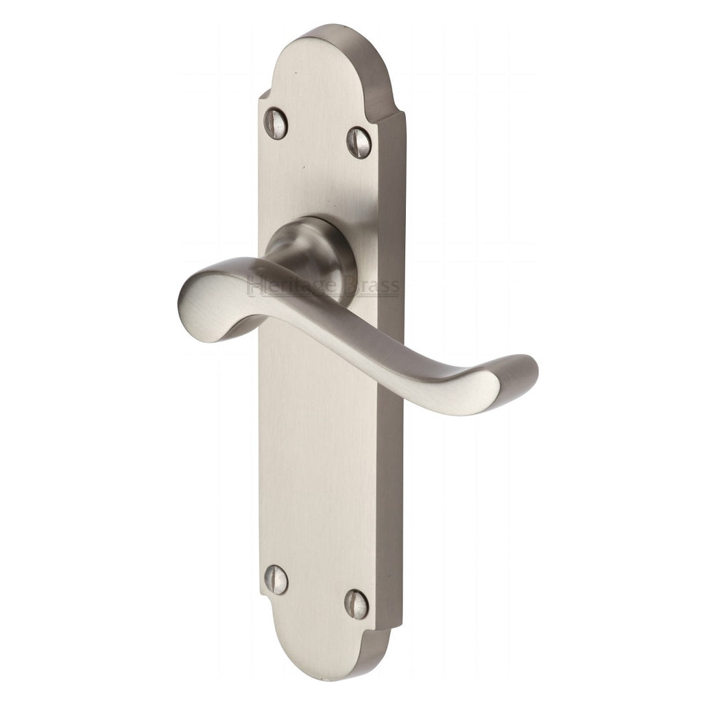 M.Marcus Savoy Latch Handles - Satin Nickel