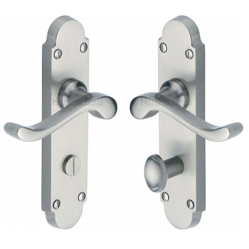 M.Marcus Savoy Bathroom Handles - Satin Chrome