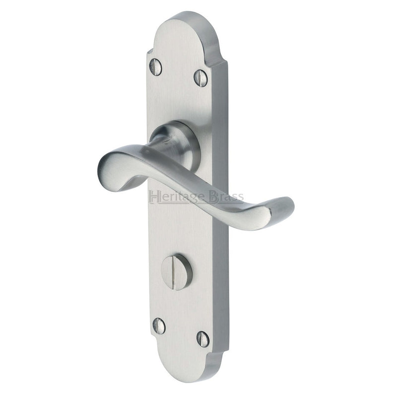 M.Marcus Savoy Bathroom Handles - Satin Chrome