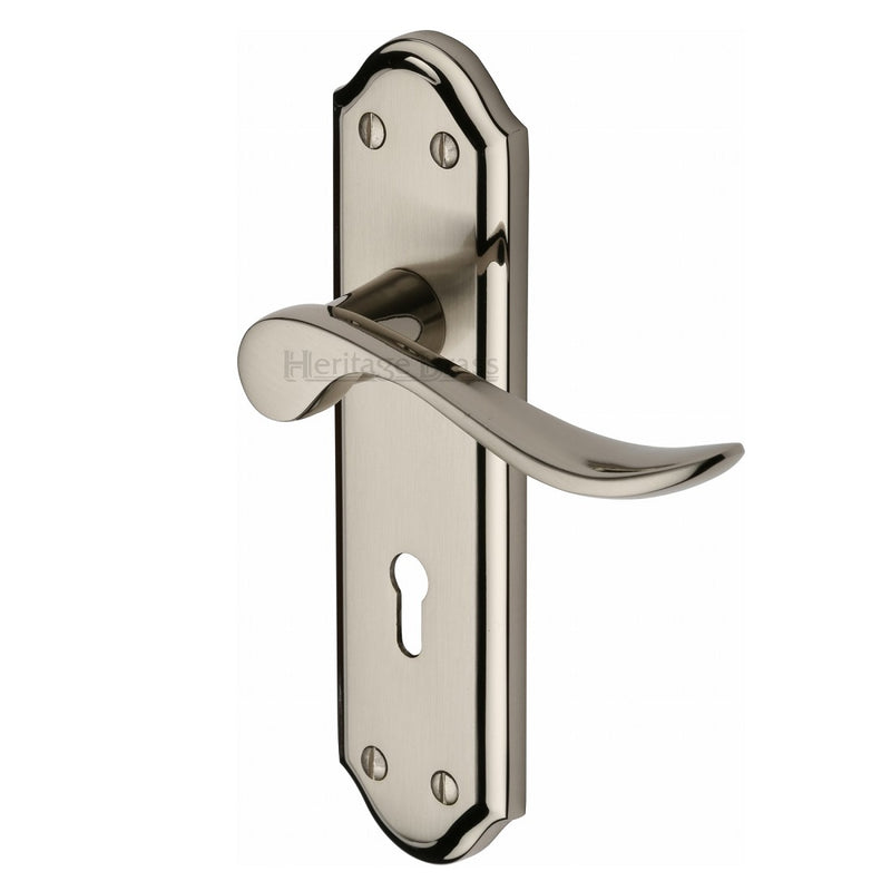 M.Marcus Sandown Lock Handles - Mercury Finish