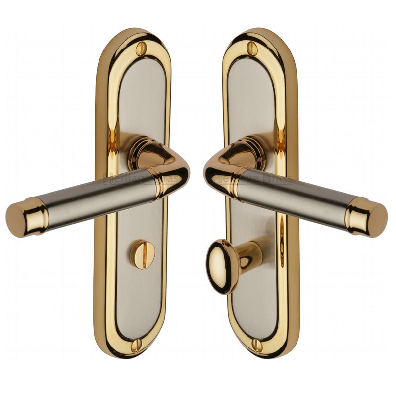 M.Marcus Saturn Bathroom Handles - Jupiter Finish