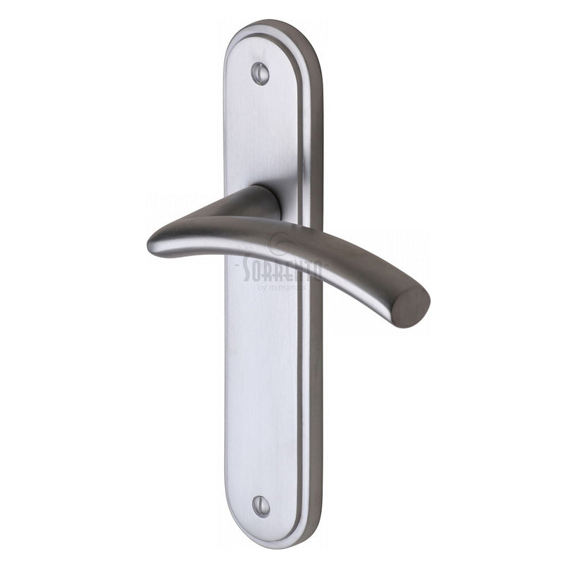 Sorrento Tosca Latch Handles - Satin Chrome