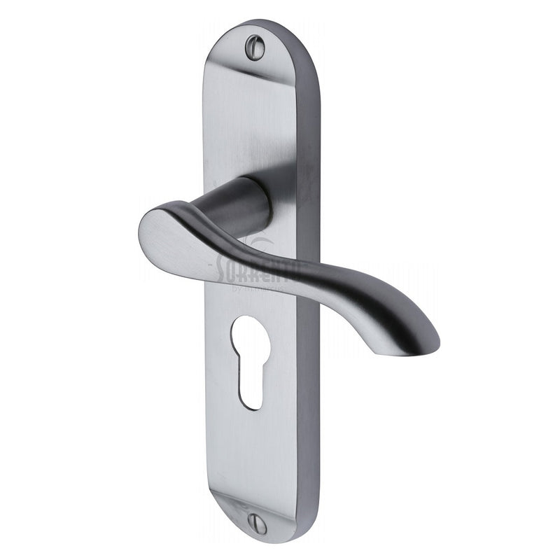 Sorrento Aurora Euro Handles - Satin Chrome