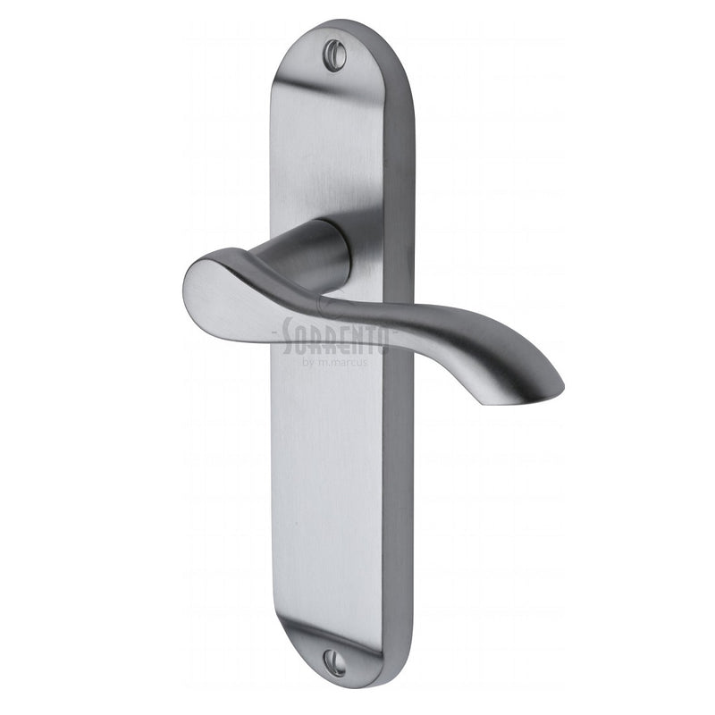 Sorrento Aurora Latch Handles - Satin Chrome