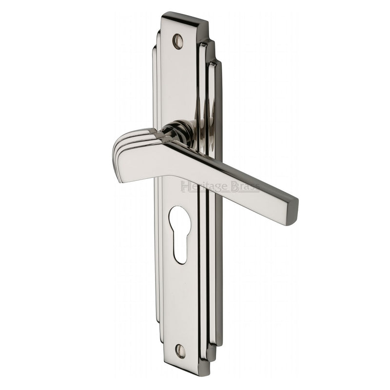 M.Marcus Tiffany Euro Handles - Polished Nickel