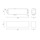 Rutland TS.5204 EN2-4 Overhead Door Closer - PVD Brass