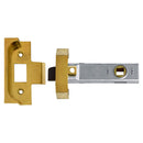 Union 2650 Rebated Tubular Latch - 80mm (3") Case - 57mm Backset - Brass