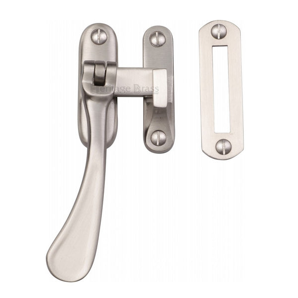 M.Marcus Mortice and Hook Plate Casement Fastener - Satin Nickel