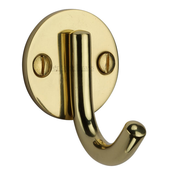M.Marcus Robe Hook - Polished Brass