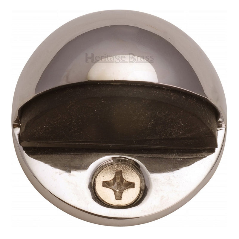 M.Marcus Shielded Door Stop - Polished Nickel