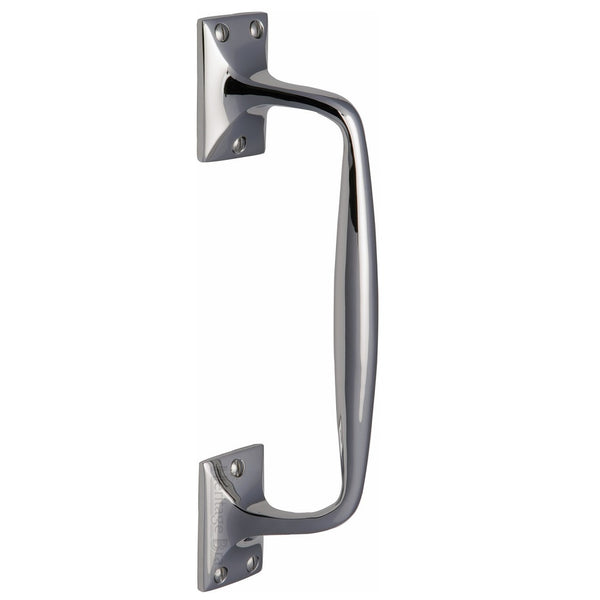 M.Marcus Cranked Pull Handle 253mm - Polished Chrome