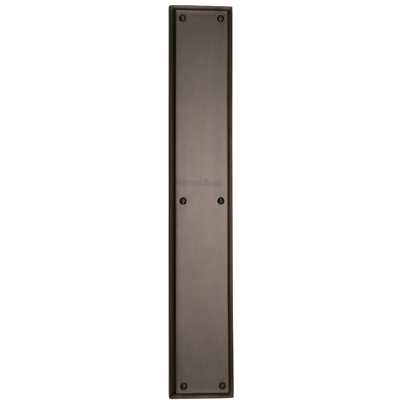 M.Marcus Finger Plate 464mm x 76mm - Matt Bronze