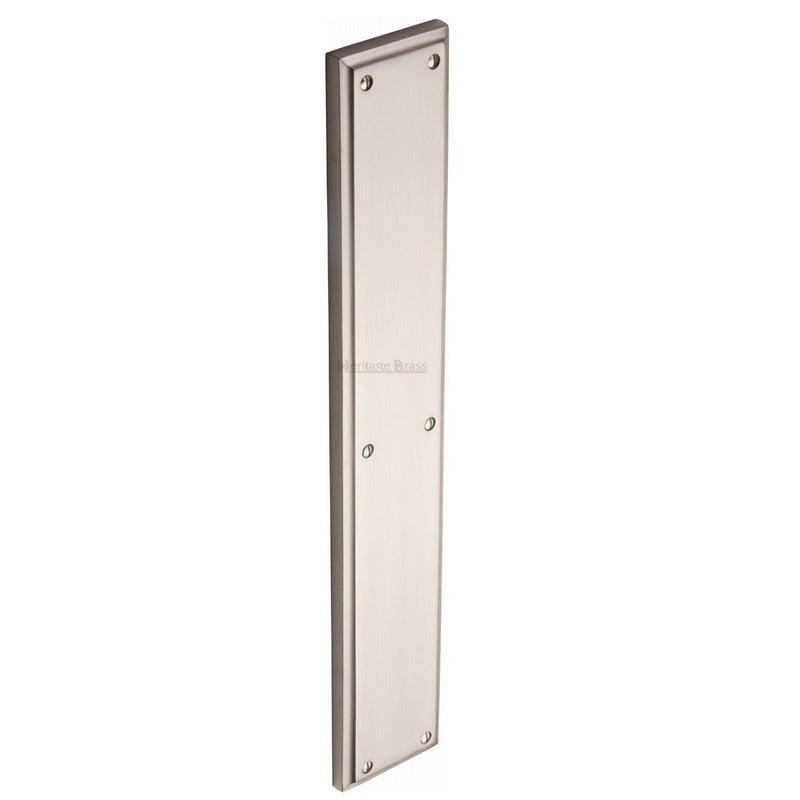M.Marcus Finger Plate 464mm x 76mm - Satin Nickel