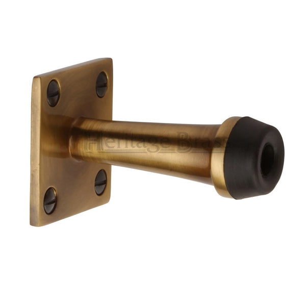 M.Marcus Wall Mounted Door Stop 76mm - Antique Brass