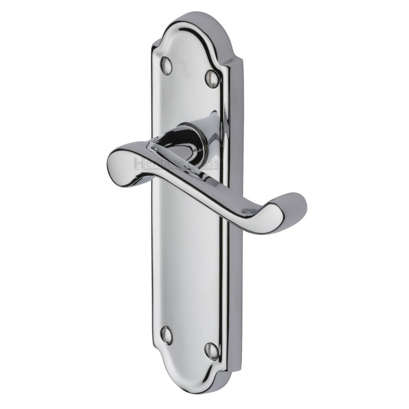 M.Marcus Meridian Latch Handles - Polished Chrome
