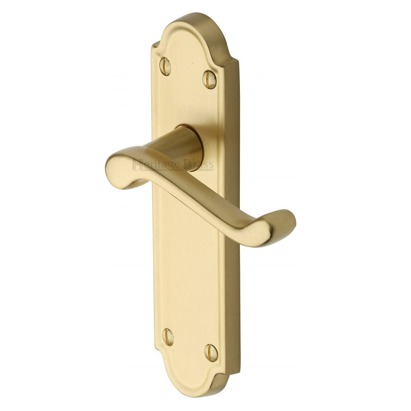M.Marcus Meridian Latch Handles - Satin Brass