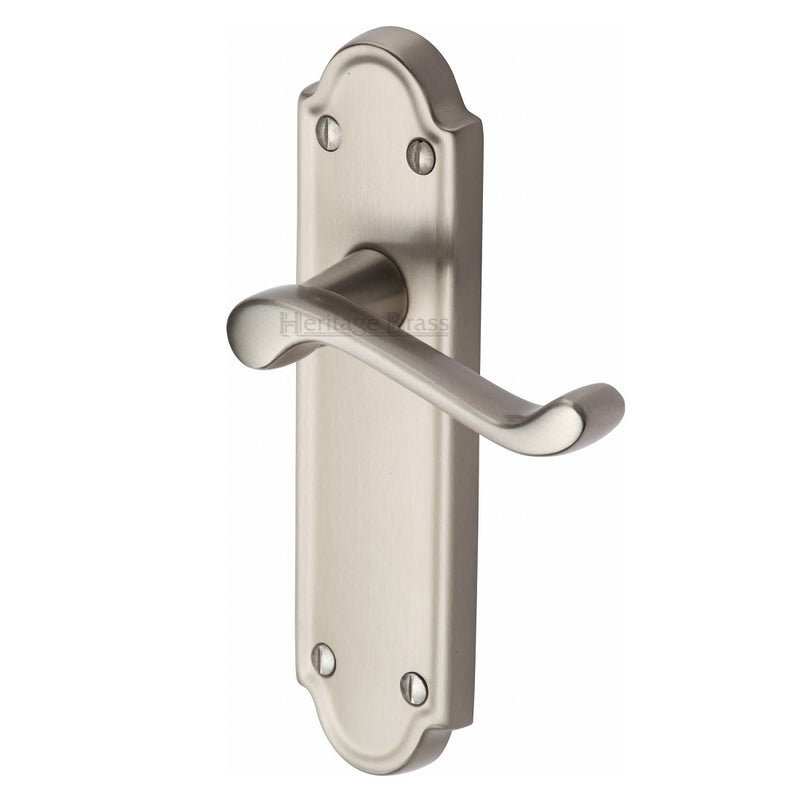 M.Marcus Meridian Latch Handles - Satin Nickel