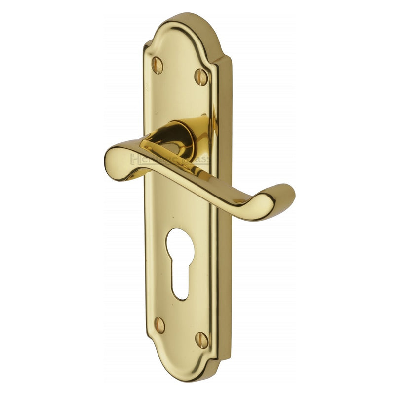 M.Marcus Meridian Euro Handles - Polished Brass
