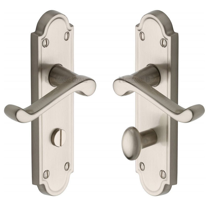 M.Marcus Meridian Bathroom Handles - Satin Nickel