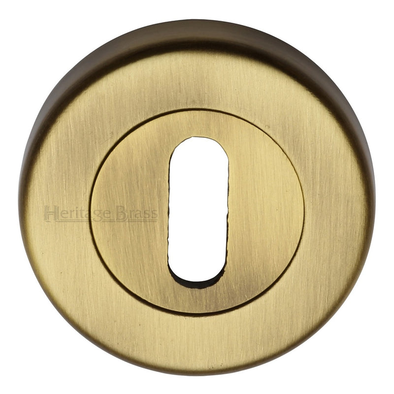 M.Marcus Lever Key Escutcheon 53mmØ - Antique Brass