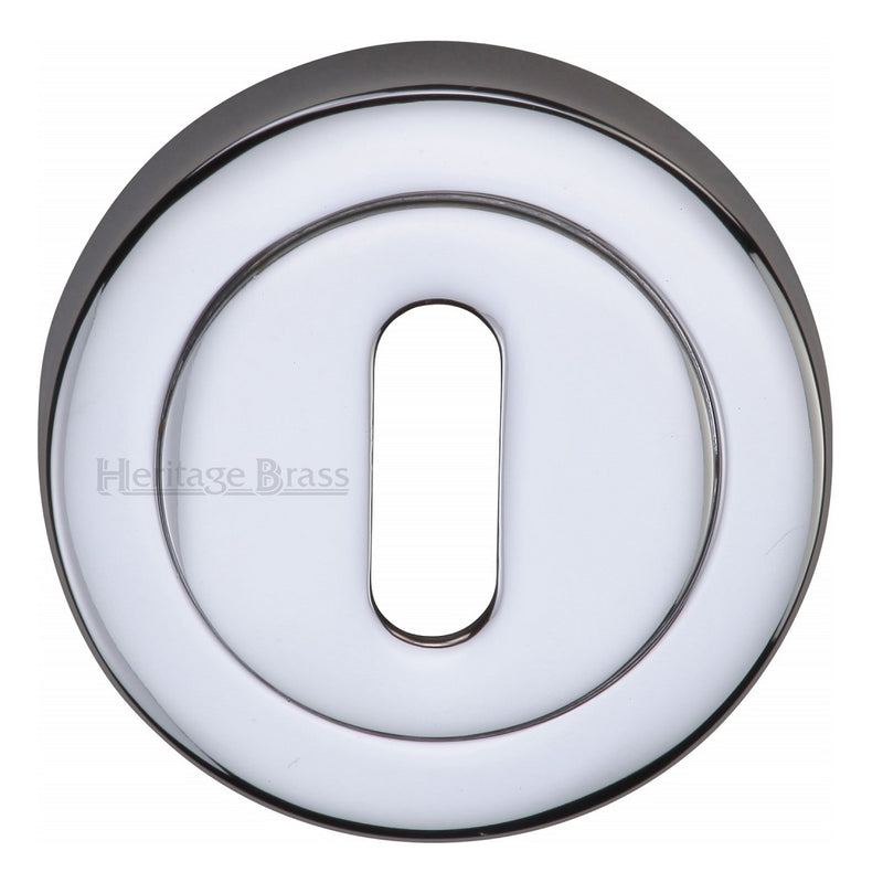 M.Marcus Lever Key Escutcheon 53mmØ - Polished Chrome