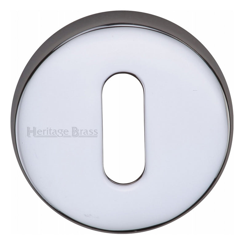 M.Marcus Lever Key Escutcheon 46mmØ - Polished Chrome
