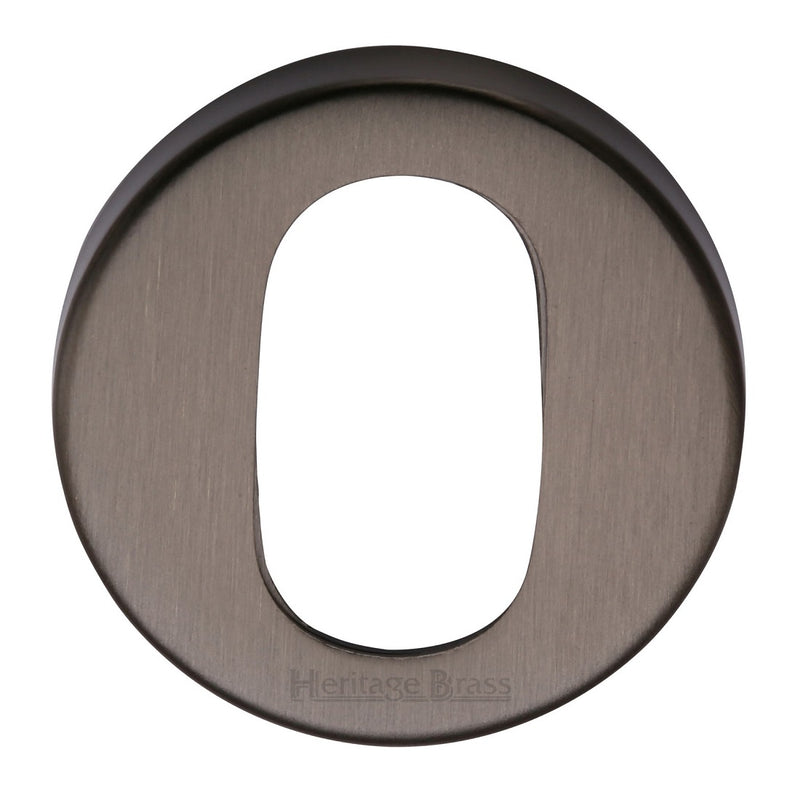 M.Marcus Oval Escutcheon 46mmØ - Matt Bronze