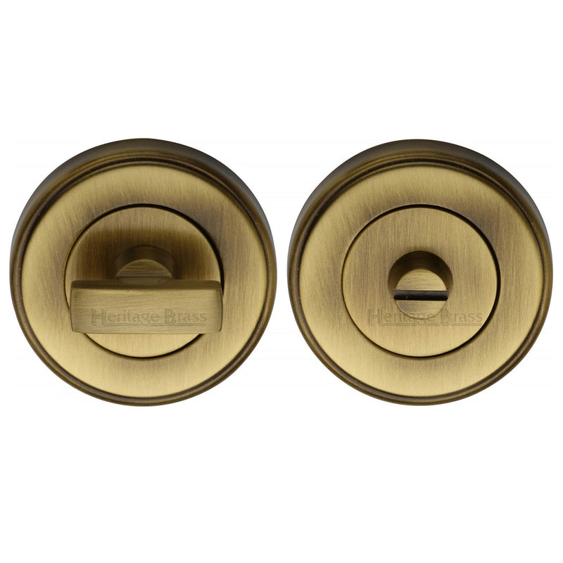 M.Marcus Bathroom Turn & Release 50mmØ - Antique Brass