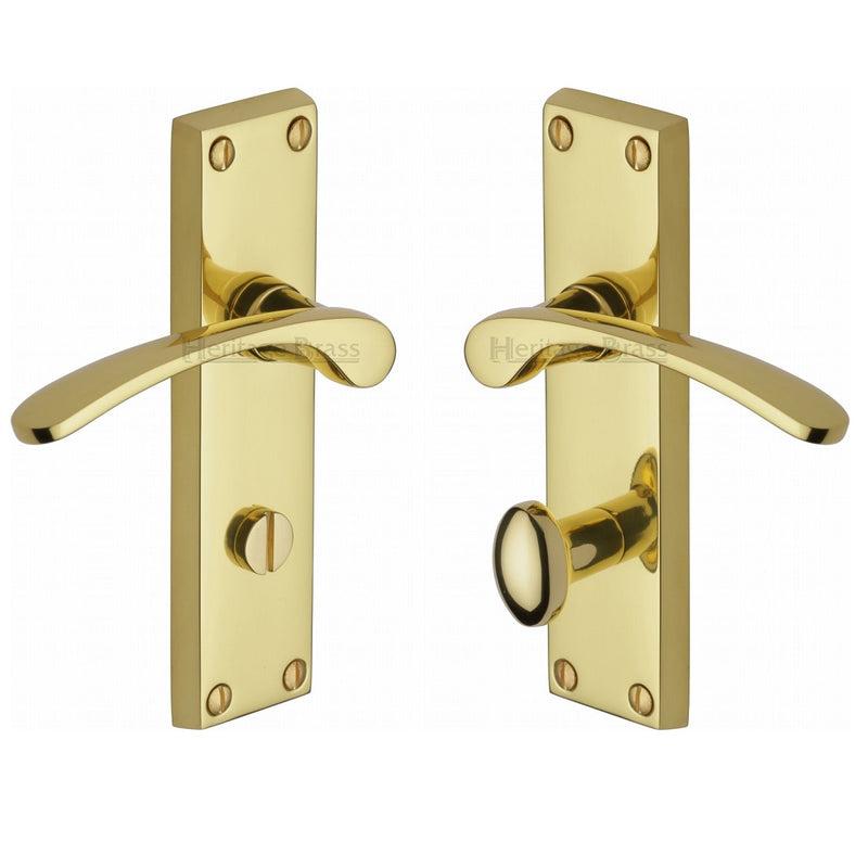 M.Marcus Sophia Bathroom Handles - Polished Brass