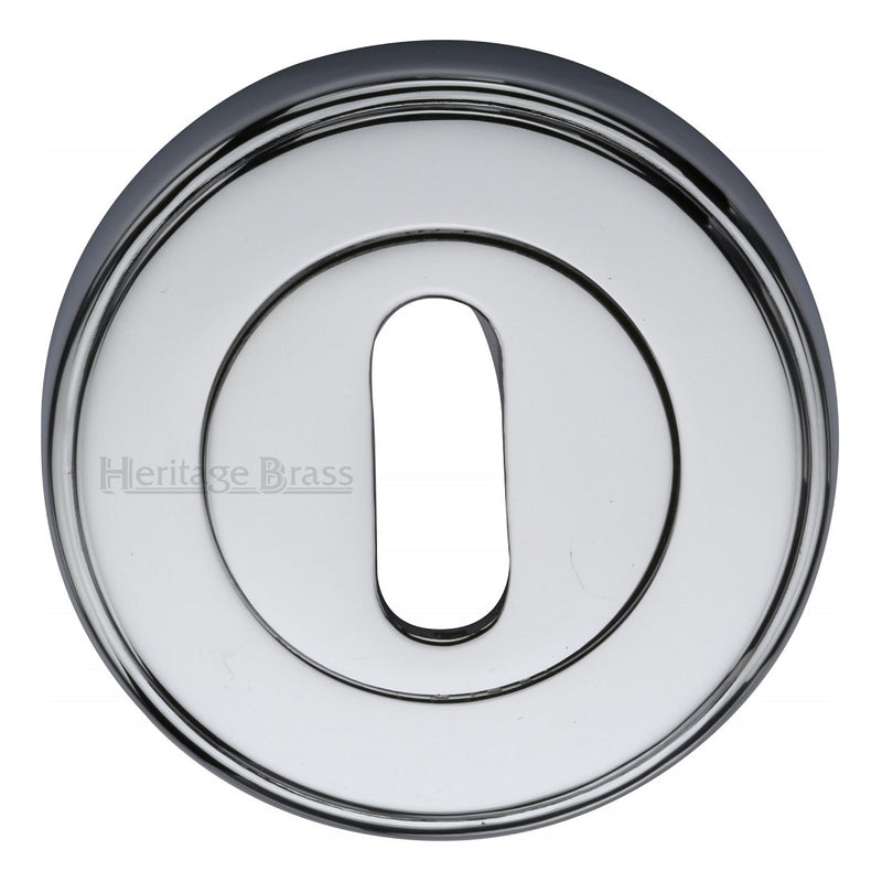 M.Marcus Lever Key Escutcheon 50mmØ - Polished Chrome