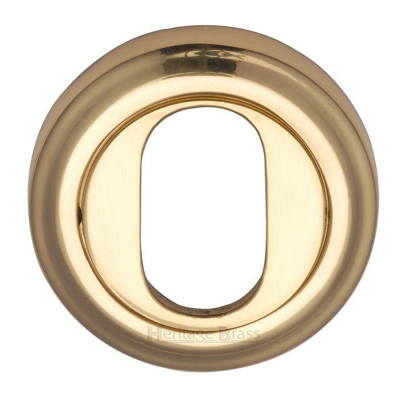 M.Marcus Oval Escutcheon 50mmØ - Polished Brass