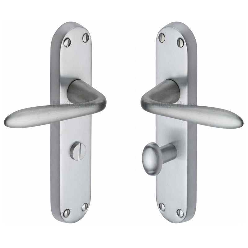 M.Marcus Sutton Bathroom Handles - Satin Chrome