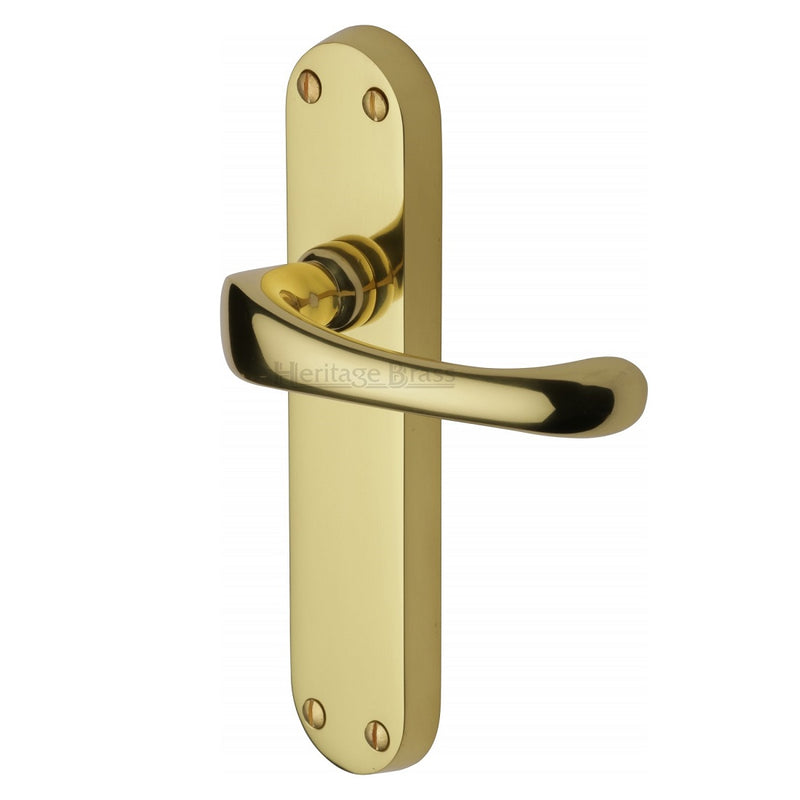 M.Marcus Gloucester Latch Handles - Polished Brass