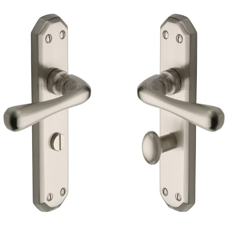 M.Marcus Charlbury Bathroom Handles - Satin Nickel