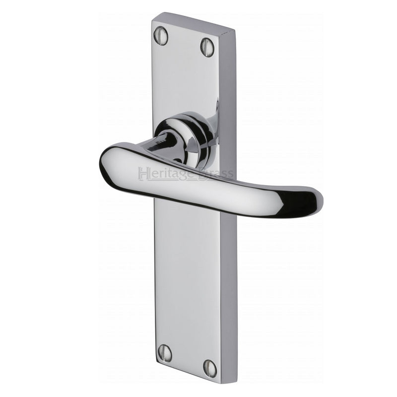 M.Marcus Windsor Latch Handles - Polished Chrome