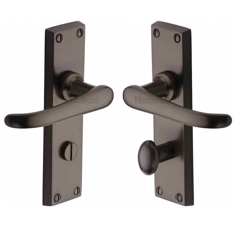 M.Marcus Windsor Bathroom Handles - Matt Bronze
