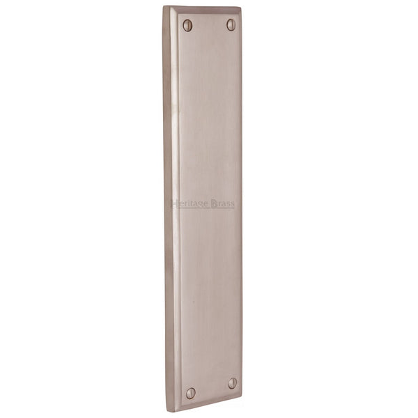 M.Marcus Finger Plate 282mm x 63mm - Satin Nickel 