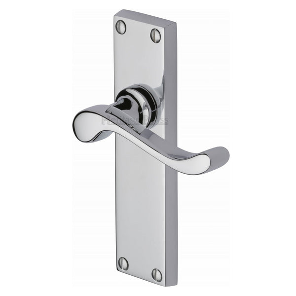 M.Marcus Bedford Latch Handles - Polished Chrome 
